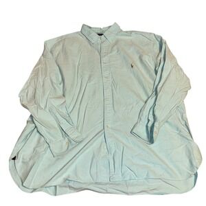 Ralph Lauren Classic Fit Light Blue Button Down‎ Shirt Men's 3XB